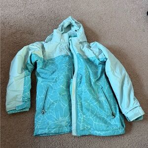 Columbia Girls XL(18/20) 3-in-1 Teal Ski Jacket